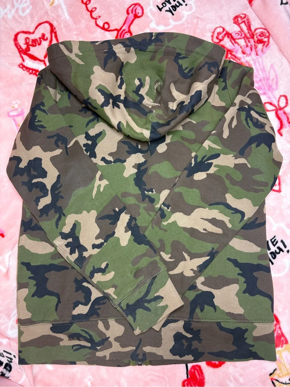 Ralph Lauren Kids Camo Zip Hoodie - Green & Brown